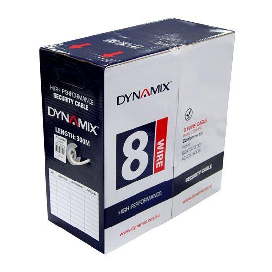 DYNAMIX 300m 8C 0.44mm Bare Copper Security Cable - Office Connect