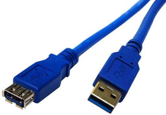 DYNAMIX 2m USB3.0 Type-A Male to Female Extension - Office Connect