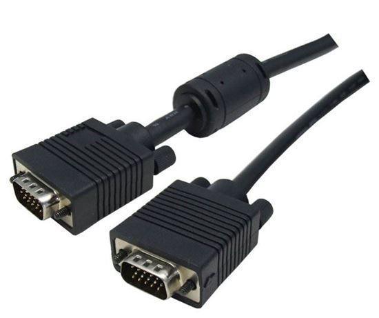 DYNAMIX 1m VESA DDC1 & DDC2 VGA Male/Male Cable - - Office Connect