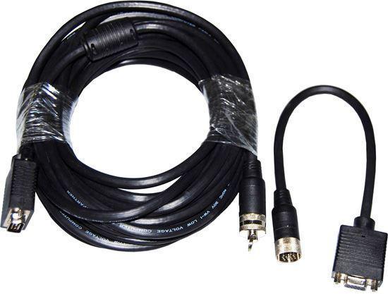 DYNAMIX 10m VGA Extension Cable with Pull Ring. (350mm - Office Connect