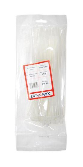 DYNAMIX 200mm x 2.5mm Cable Tie (Packs of 100) - Office Connect