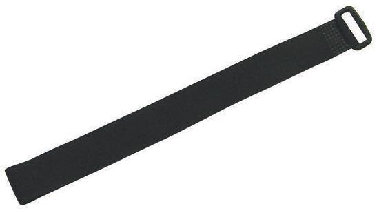 DYNAMIX Hook & Loop Cable Tie, 300mm x 20mm, BLACK - Office Connect