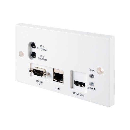 CYP HDBT HDMI Receiver Wall Plate 5Play: HDMI, PoE, - Office Connect