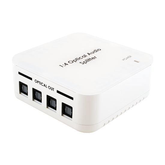 CYP 1x4 Optical Audio Splitter. Split & Distribute - Office Connect