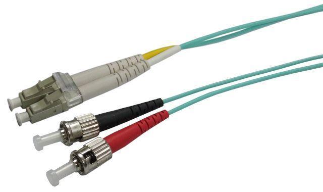 DYNAMIX 30M 50u LC/ST OM3 Fibre Lead (Duplex, Multimode) - Office Connect