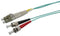 DYNAMIX 0.5M 50u LC/ST OM3 Fibre Lead (Duplex, Multimode) - Office Connect