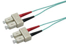 DYNAMIX 0.5M 50u SC/SC OM3 Fibre Lead (Duplex, Multimode) - Office Connect