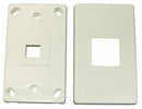 DYNAMIX Single Port RJ45 Keystone Face Plate - 2x - Office Connect