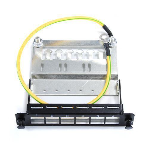 DYNAMIX 6x Port Unloaded Keystone Plate for FPP3PB - Office Connect