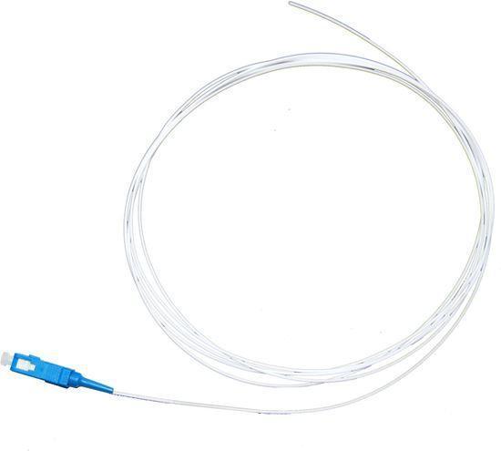 DYNAMIX 2M SC Pigtail OS2 1x Piece White, 900um Single-mode - Office Connect