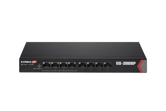 EDIMAX 8 Port 10/100/1000 Gigabit Web Managed Switch - Office Connect