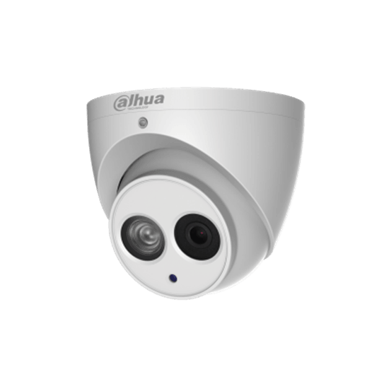 DAHUA 4MP IR Turret IP Camera, H. 265/H.264 triple-stream - Office Connect