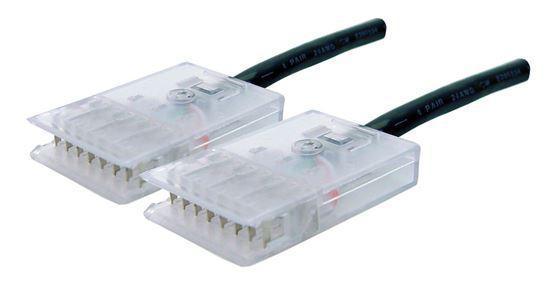 DYNAMIX 1m 4x Pair 110/110 Cat5e Patch Lead: Default - Office Connect