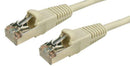 DYNAMIX 0.5m Cat6 26AWG Beige STP Patch Lead (T568A - Office Connect