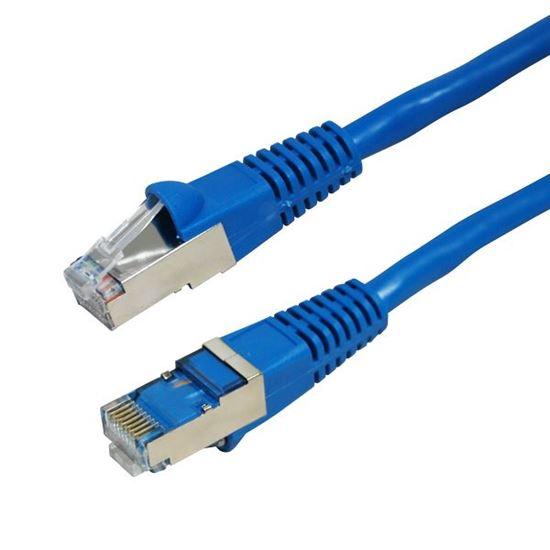 DYNAMIX 5m Cat6A Blue SFTP 10G Patch Lead. (Cat6 Augmented) - Office Connect