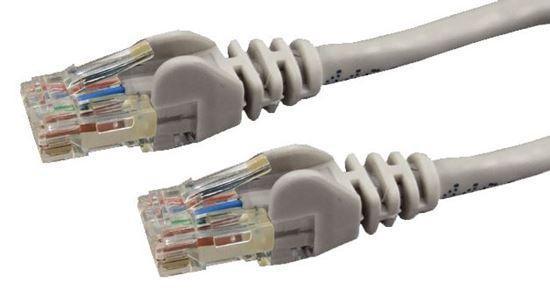 DYNAMIX 0.5m Cat6 Grey UTP Patch Lead (T568A Specification) - Office Connect