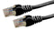 DYNAMIX 0.3m Cat6 Black UTP Patch Lead (T568A Specification) - Office Connect