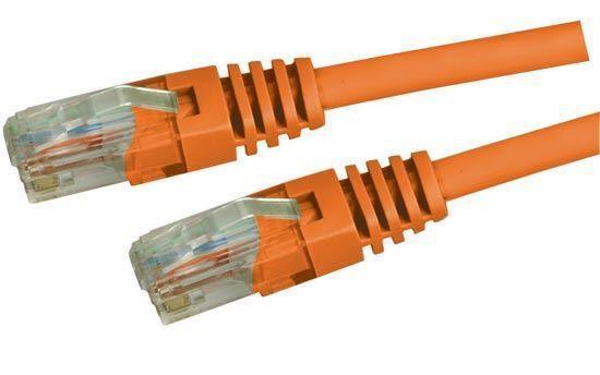 DYNAMIX 2m Cat5e Orange UTP Patch Lead (T568A Specification) - Office Connect