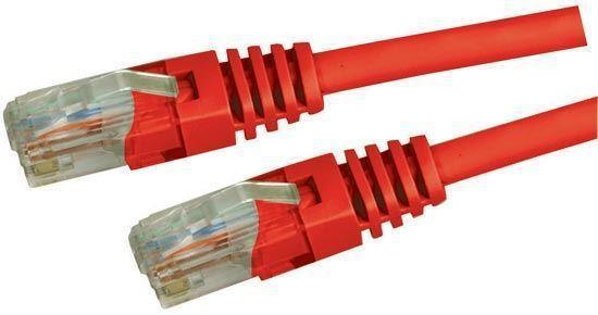 DYNAMIX 0.5m Cat5e Red UTP Patch Lead (T568A Specification) - Office Connect