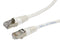 DYNAMIX 0.5m Cat6A White SFTP 10G Patch Lead. (Cat6 - Office Connect