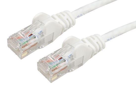 DYNAMIX 0.5m Cat6 White UTP Patch Lead (T568A Specification) - Office Connect