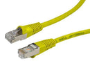 DYNAMIX 1m Cat6A Yellow SFTP 10G Patch Lead. (Cat6 - Office Connect