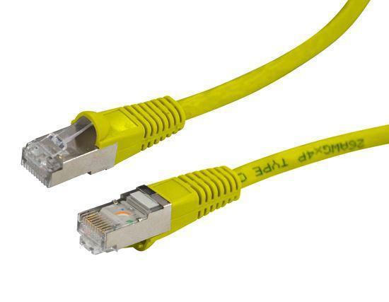 DYNAMIX 5m Cat6A Yellow SFTP 10G Patch Lead. (Cat6 - Office Connect