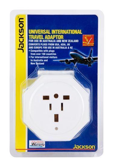 JACKSON Inbound Travel Adaptor with Surge Protection. - Office Connect