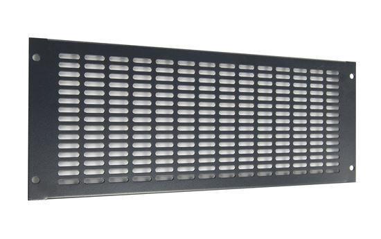 DYNAMIX 4RU Vented Blanking Panel. Black Colour - Office Connect