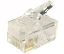 DYNAMIX RJ14 Plug 200pc Jar, 4P4C Modular Plug. 6 - Office Connect
