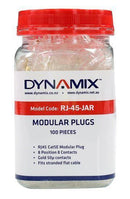 DYNAMIX RJ45 Plug 100pc Jar, 8P8C Modular Plug (Flat, - Office Connect