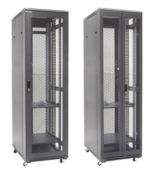 DYNAMIX 42RU Server Cabinet 1000mm Deep Front Mesh - Office Connect