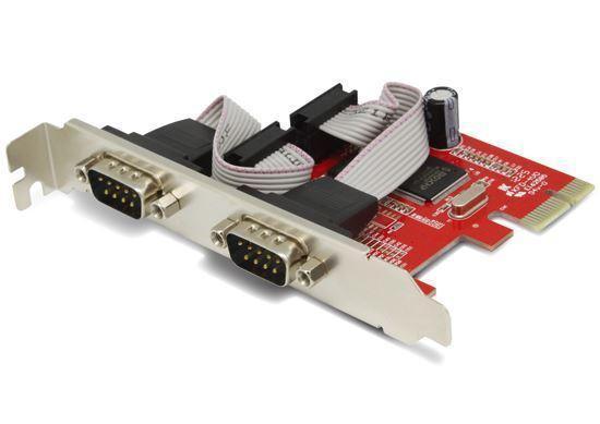 UNITEK 2 Port Serial PCI-E Card Includes Low Profile - Office Connect