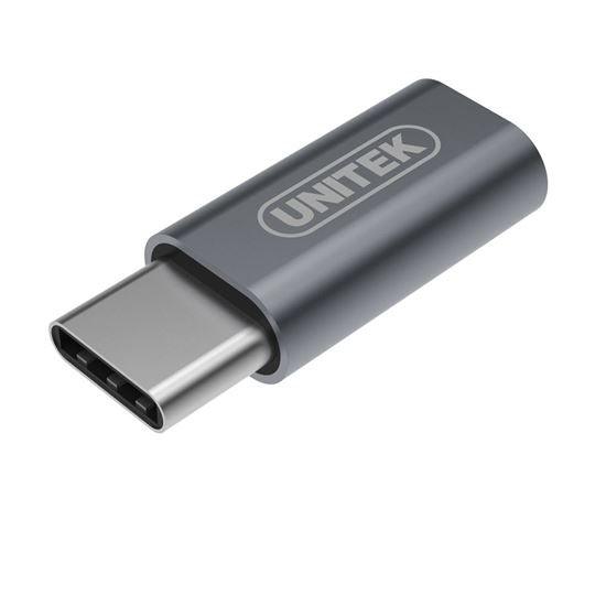 UNITEK USB Type-C Male to Micro USB Female Adaptor. - Office Connect