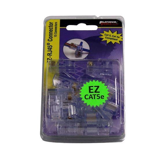 PLATINUM TOOLS Cat5e EZ-RJ45 Plug. Easy Install RJ45 Plug For Cat5e - Office Connect 2018