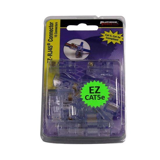 PLATINUM TOOLS Cat5e EZ-RJ45 Plug. Easy install RJ45 - Office Connect