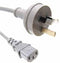 DYNAMIX 1.5M 3-Pin Plug to IEC Female Plug 10A, SAA - Office Connect