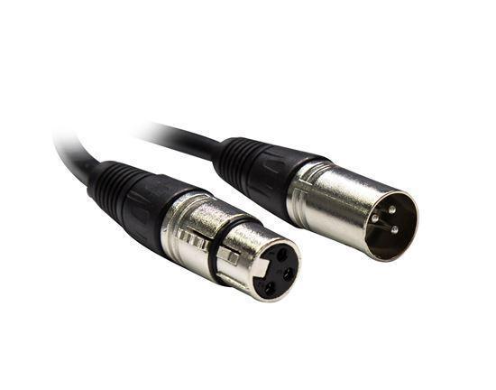 DYNAMIX 1m XLR 3-Pin Male to Female Balanced Audio - Office Connect