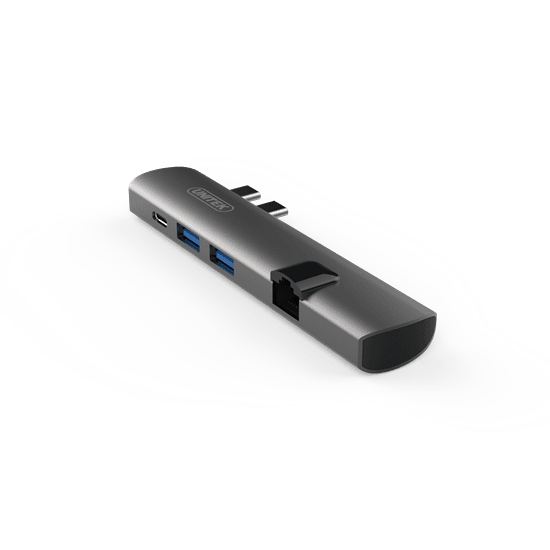 UNITEK Ultra Slim Dual USB-C Multi-Port Hub. Designed - Office Connect