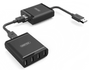 UNITEK USB 2.0 Extender over RJ45 + 4-Port USB-A Hub. - Office Connect