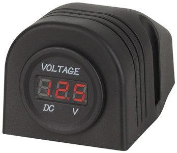 Panel/Surface Mount LED Voltmeter 5-30VDC - Office Connect