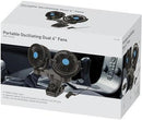 Dual 100mm 12V Fans with Clamp Mount - Office Connect