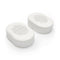 Kef M500 Headphone Replacement Ear Pads. White colour. - Office Connect