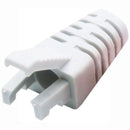 DYNAMIX WHITE RJ45 Strain Relief Boot - Slimline with - Office Connect