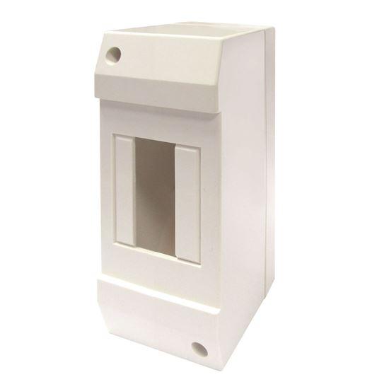 TRADESAVE Surface DIN Rail Enclosure, 2 Pole. Moulded - Office Connect