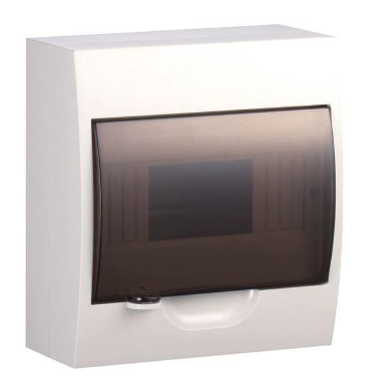 TRADESAVE Distribution Board, Surface 8 Pole Inc Lid, - Office Connect