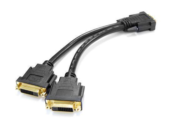 DYNAMIX 0.15m DVI-D Dual Link Male to Dual DVI-D Dual - Office Connect