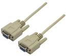 DYNAMIX 5m Null Modem Cable DB9 F/F - Office Connect