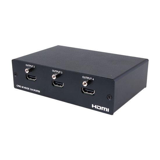 CYP 1 to 4 HDMI UHD Splitter. Supports HDTV resolution - Office Connect