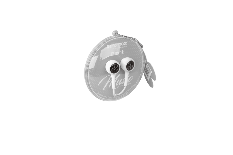 PROMATE 1.2m Lightweight Stereo Earbuds With Built-In Mic. - Office Connect 2018